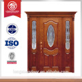 HDF массивная деревянная дверь главная входная дверь деревянная двойная дверь дизайн двойные входные двери